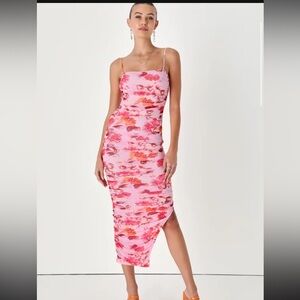 Lulus Floral Bodycon Dress